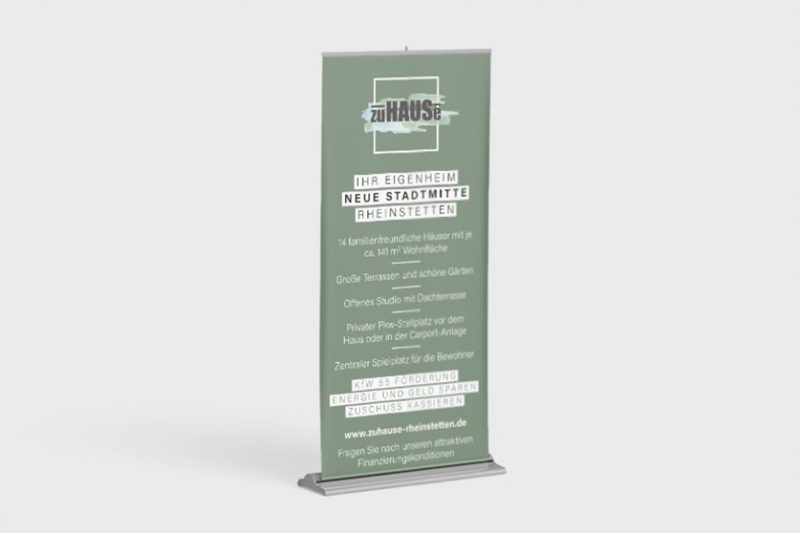 RollUps und Fahnen gestaltet von taktics aus Stuttgart